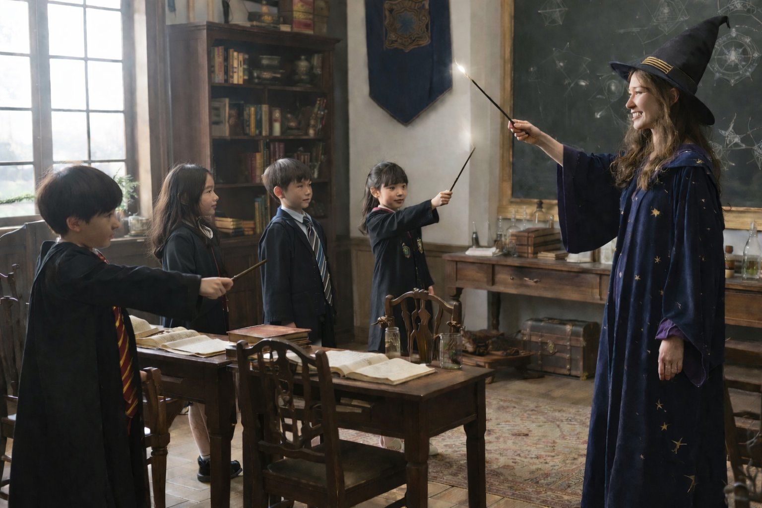 クリスタルウォード魔法学校の英語合宿